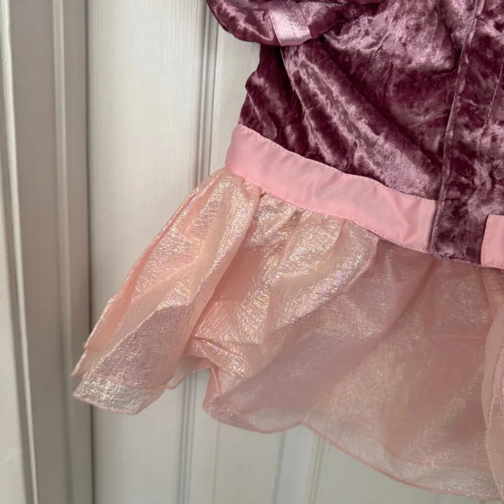 EUC Ministry of Rascals Pet Princess Dog Costume, Pink Dress with Tiara, Large